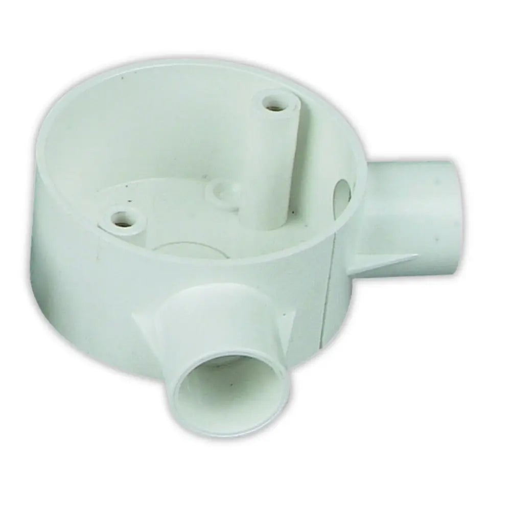 Whitehouse Lighting And Electrical 25MM Angle Box PVC  NUR