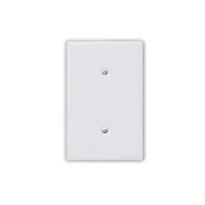 WHL&E Metal 4x2 White Wall Plate