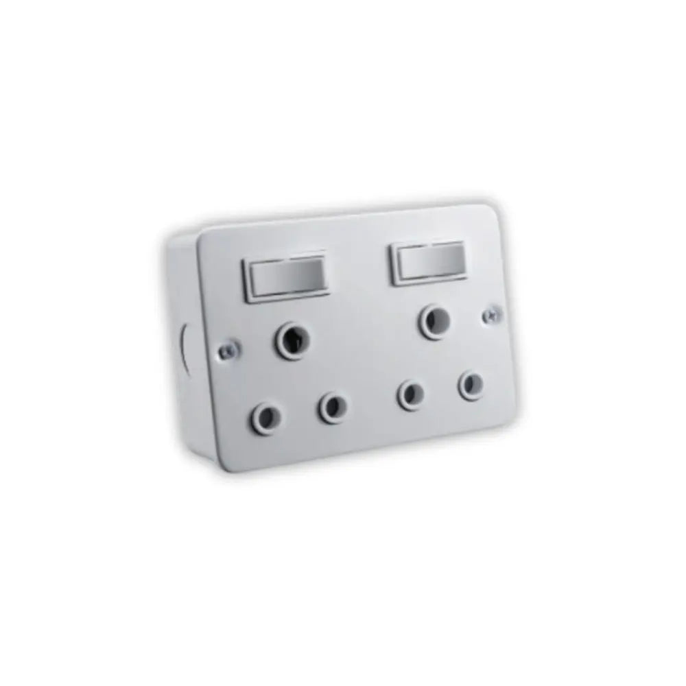 Whitehouse Lighting And Electrical 4x2 Industrial Double Socket  Whitehouse Lighting And Electrical