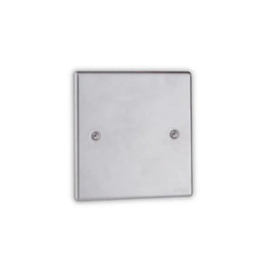 WHL&E Metal 4x4 Silver Wall Plate