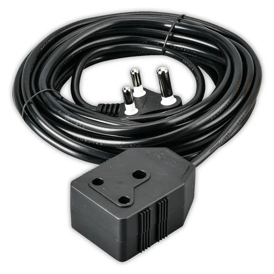5M 1MM Black Extension Cord - Whitehouse Lighting And Electrical