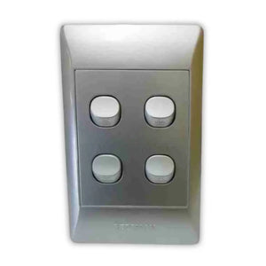 WHL&E 4 Lever Silver Switch