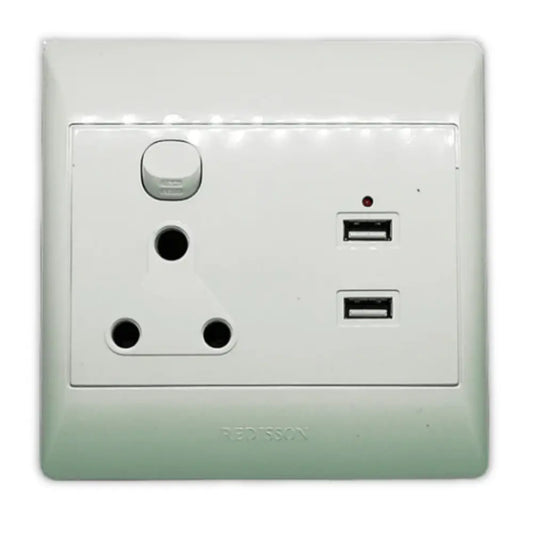 4x4 Single With 2 USB Socket - Whitehouse Lighting And Electrical