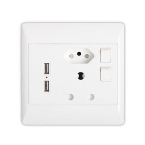 WHL&E 4x4 Single With Euro And 2 USB White Socket
