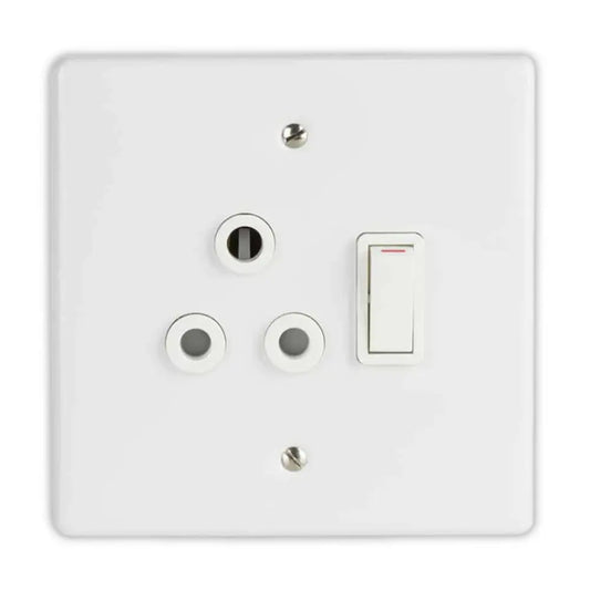 Crabtree 4x4 Single Wall Socket - Whitehouse Lighting And Electrical
