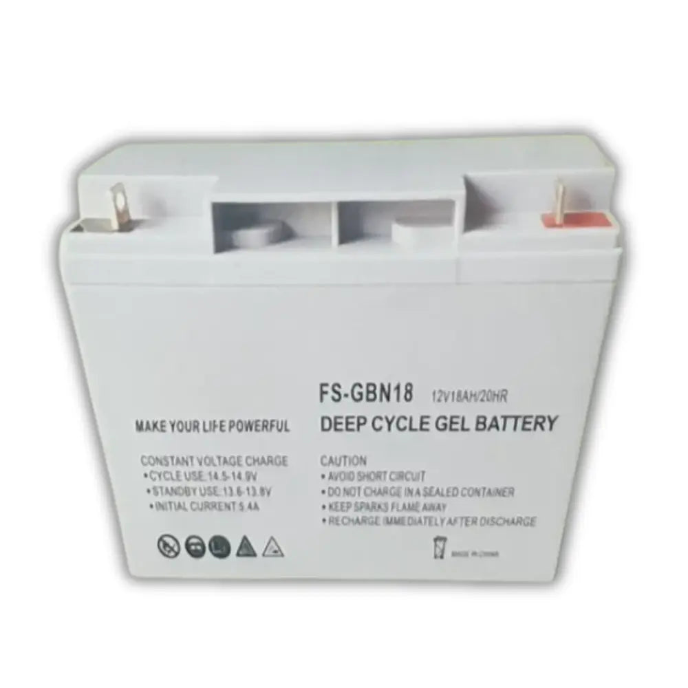 12V 18AH Gel Battery - Whitehouse Lighting And Electrical