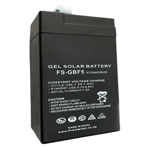 WHL&E 6V 5Ah Gel Battery