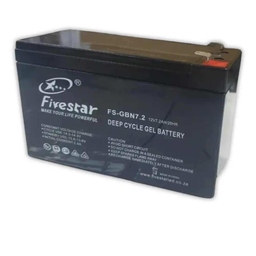 12V 7.2AH Gel Battery - Whitehouse Lighting And Electrical