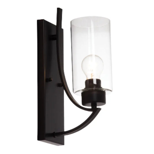 Brightstar Wb708 Black Wall Lamp - Whitehouse Lighting And Electrical