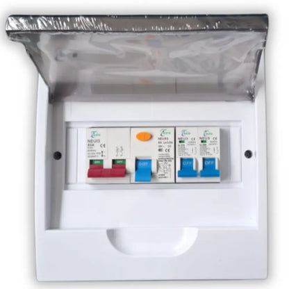 Neu 8 Way Surface Complete Distribution Board - Whitehouse Lighting And Electrical