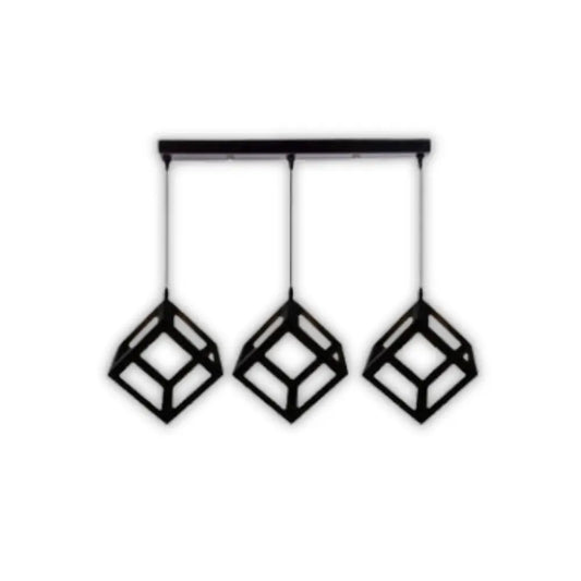 WHL&E 6014/3S Black Dining Lamp - Whitehouse Lighting And Electrical