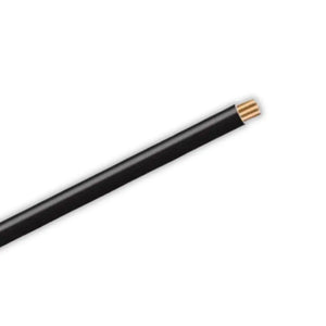 WHL&E 6mm GP Black Wire (Per Meter)