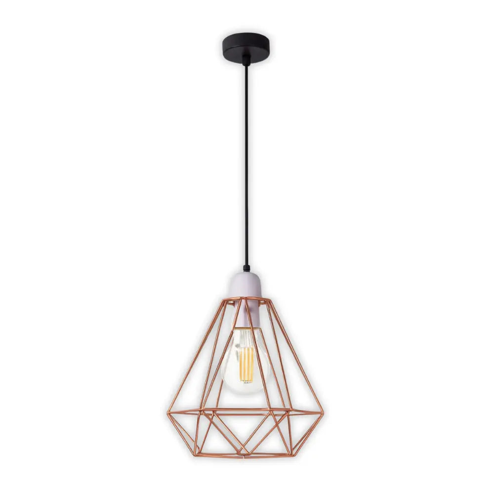 Whitehouse Lighting And Electrical WHL&E 6025 Rose Gold Dining Lamp  Whitehouse Lighting And Electrical