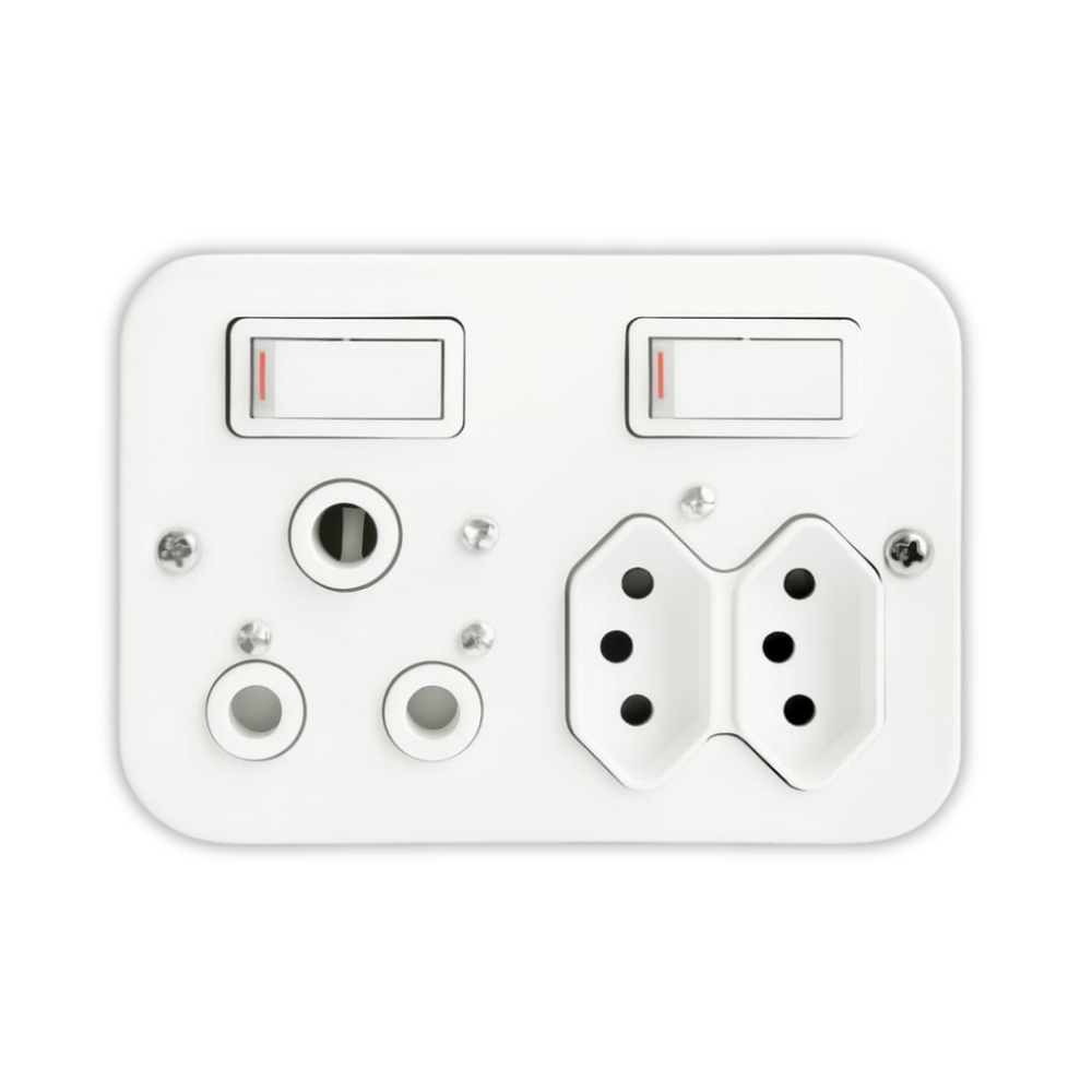 Whitehouse Lighting And Electrical Crabtree Single With 2Euro Socket  Crabtree