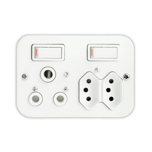 Crabtree Single With 2 Euro Socket