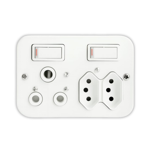 Whitehouse Lighting And Electrical Crabtree Single With 2Euro Socket  Crabtree
