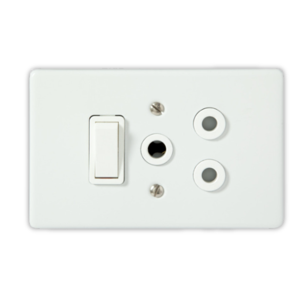 Whitehouse Lighting And Electrical Crabtree 4x2 Single Socket  Crabtree