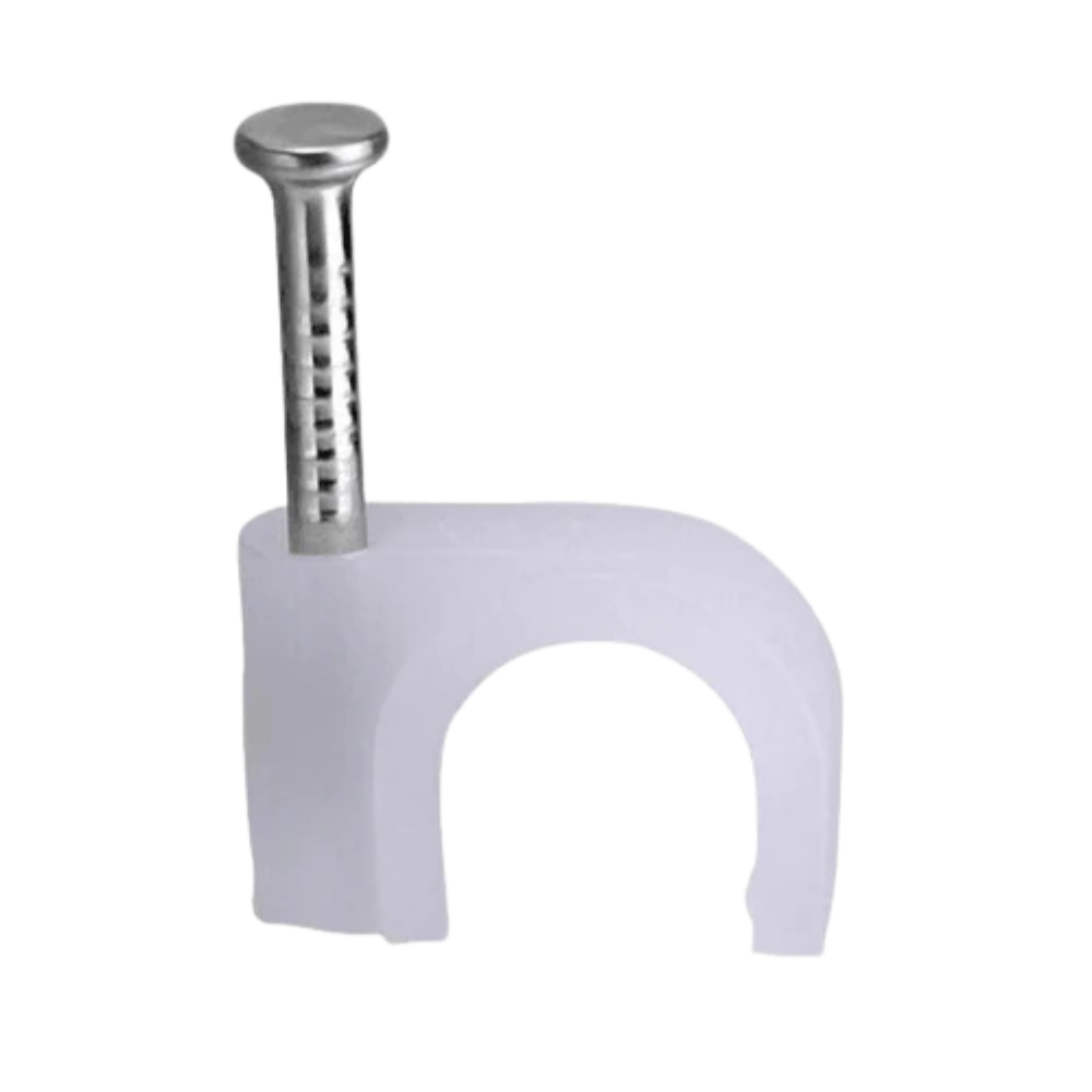 Whitehouse Lighting And Electrical WHL&E 8MM Round Cable Clips  Whitehouse Lighting And Electrical