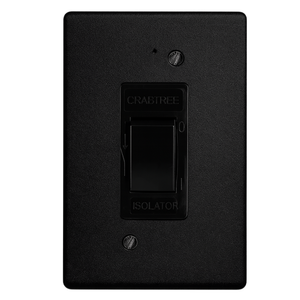 Crabtree 4x2 30A Graphite Isolator Switch