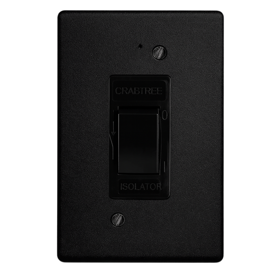 Whitehouse Lighting And Electrical Crabtree 4x2 30A Isolator Graphite  Crabtree