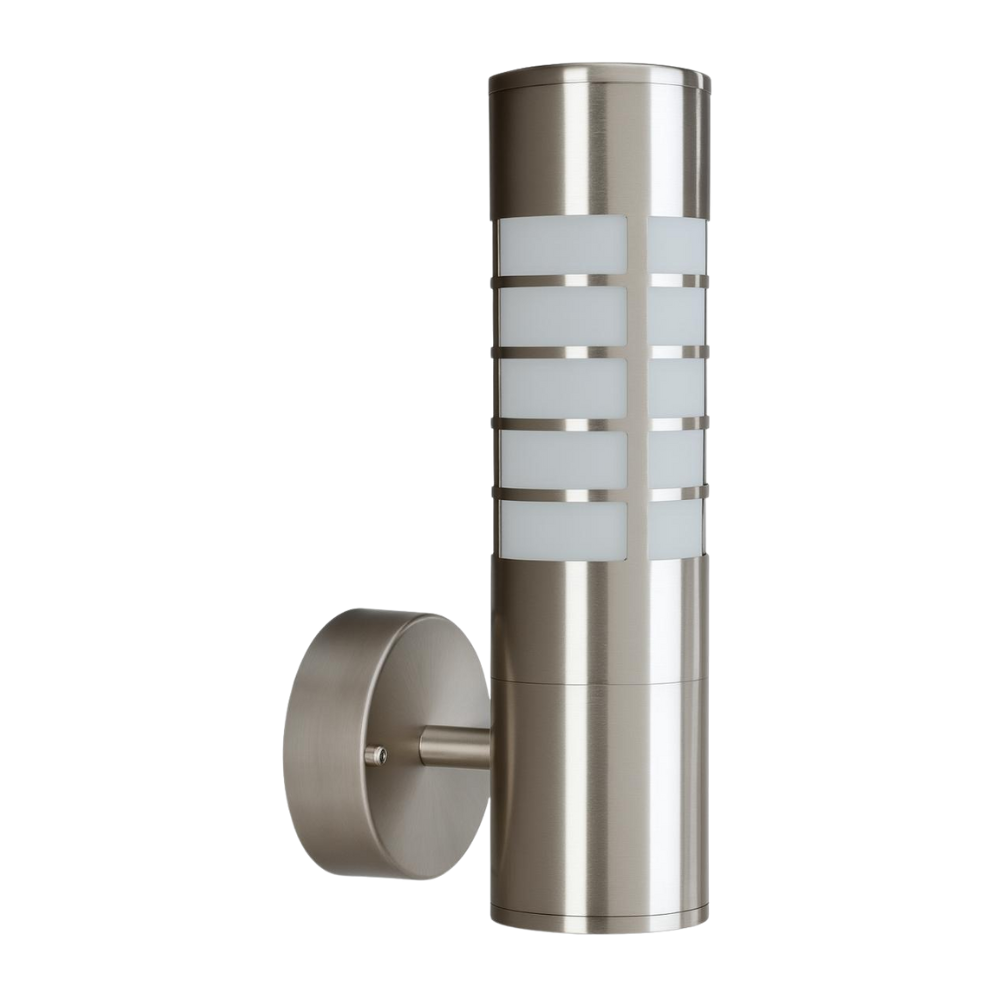 Whitehouse Lighting And Electrical WHL&E Silver Up-facing Outdoor Wall Lamp  Whitehouse Lighting And Electrical