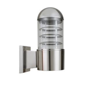 WHL&E Up Facing Outdoor Silver Wall Light