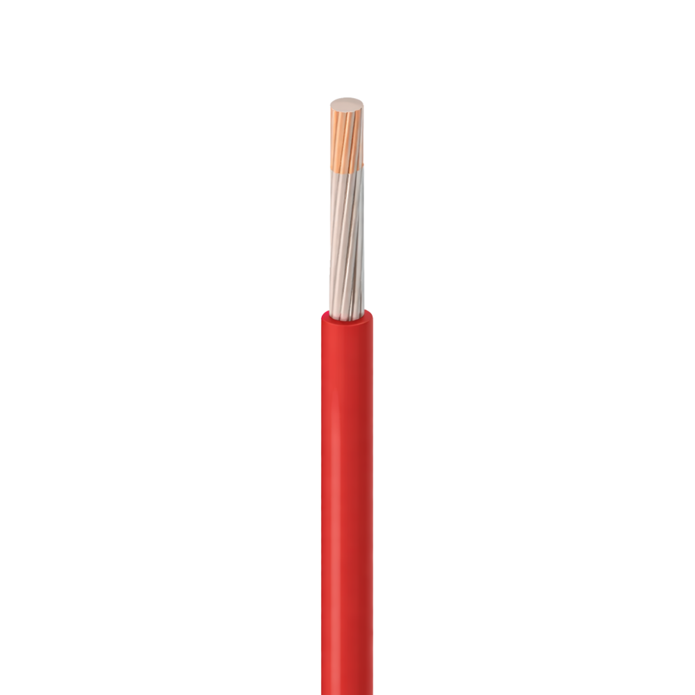 WHL&E 35mm x 1m Red Battery Cable product image on white background