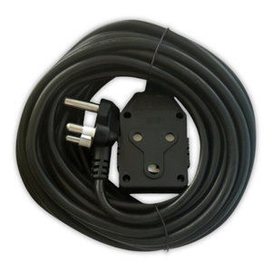 Cablix 1mm x 10m Black Extension Cord