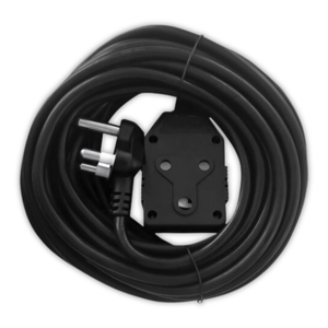 Cablix 1mm x 5m Black Extension Cord