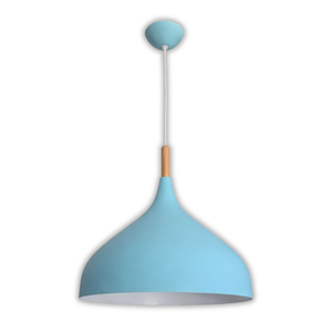 WHL&E 7558/320BL Blue Pendant Light