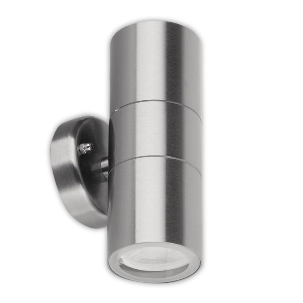 Starlit Stainless Steel Up/Down Facing Wall Lamp - Whitehouse Lighting And Electrical