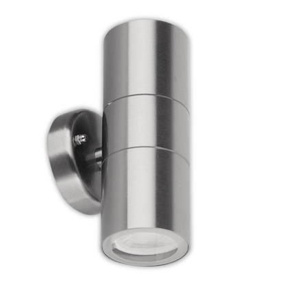 Starlit Stainless Steel Up/Down Facing Wall Lamp - Whitehouse Lighting And Electrical