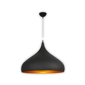 WHL&E 6009/320 Black And Gold Pendant Light