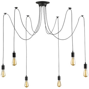 Brightstar PEN452/6 Black Pendant Light
