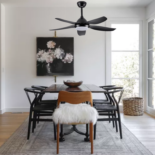 Brightstar FCF096 Black Fan Light