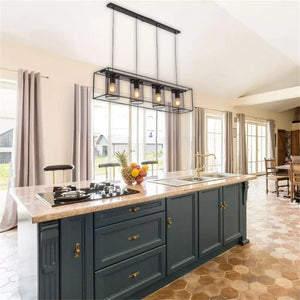 WHL&E 6065/4 Black Pendant Light