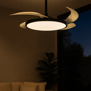 Brightstar FCF106 30W DC 36W LED Black Ceiling Fan Light