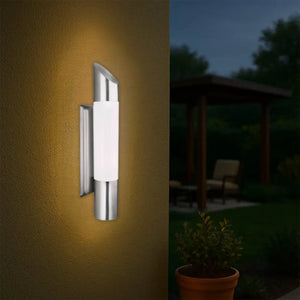 WHL&E Steel Up Facing Wall Light