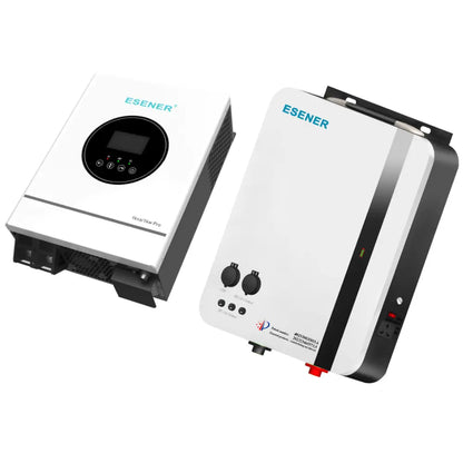 Esener 3.6KW 24V Pro Inverter + Esener 2.56KW 24V Lithium-Ion Battery Combo - Whitehouse Lighting And Electrical