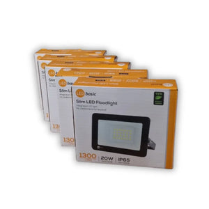 LED Basic 20W Floodlight 5 Pack Combo