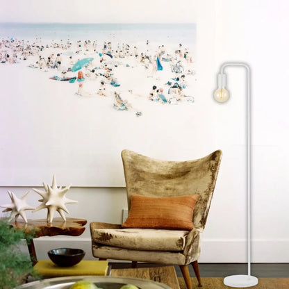 Brightstar SL409 White Floor Lamp - Whitehouse Lighting And Electrical