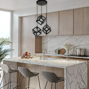 WHL&E 6014/3R Black Pendant Light