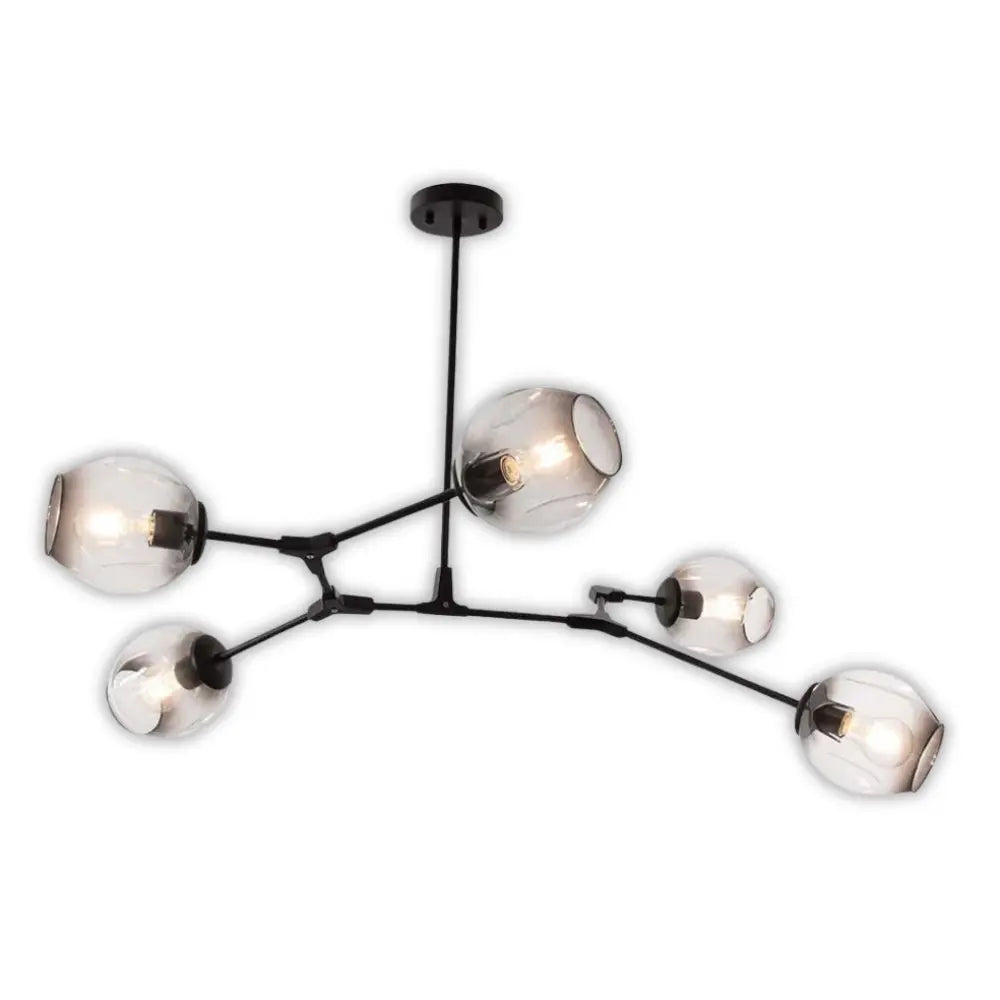 Whitehouse Lighting And Electrical Brightstar CH264/5 Black Chandelier  Brightstar