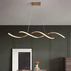 WHL&E LT-25502 Gold Pendant Light