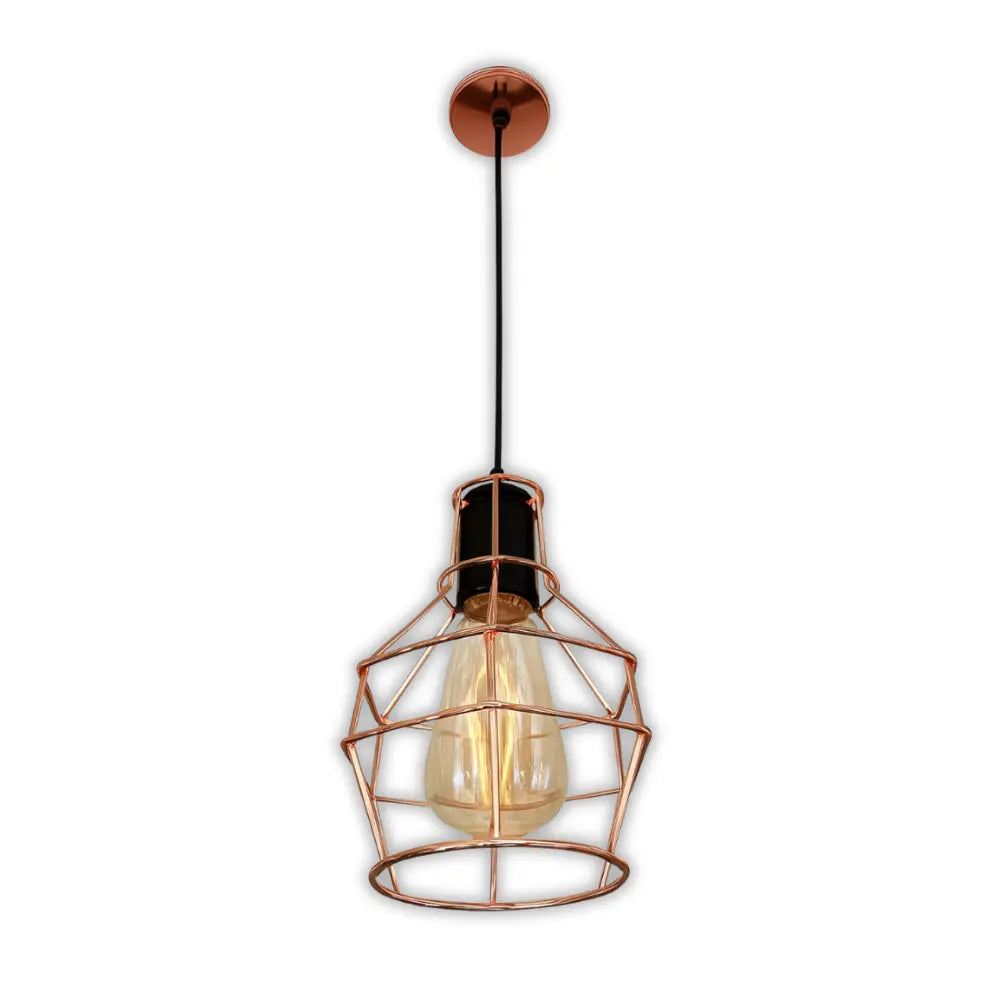 Whitehouse Lighting And Electrical WHL&E 7489-1 Rose Gold Dining Lamp  Whitehouse Lighting And Electrical