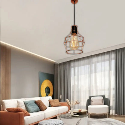 Whitehouse Lighting And Electrical WHL&E 7489-1 Rose Gold Dining Lamp  Whitehouse Lighting And Electrical