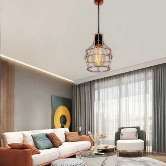 Whitehouse Lighting And Electrical WHL&E 7489-1 Rose Gold Dining Lamp  Whitehouse Lighting And Electrical