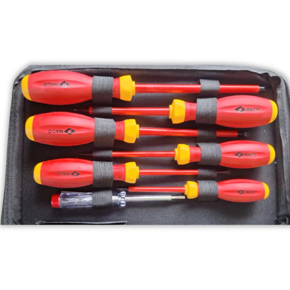 Waco Tool Kit VDE 14 Piece + Bag - Whitehouse Lighting And Electrical