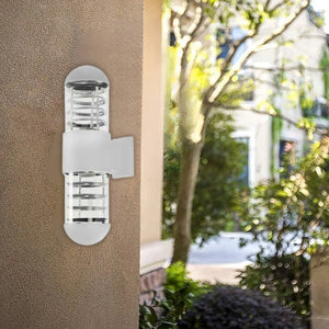 WHL&E 5007 Up And Down Facing Outdoor Grey Wall Light