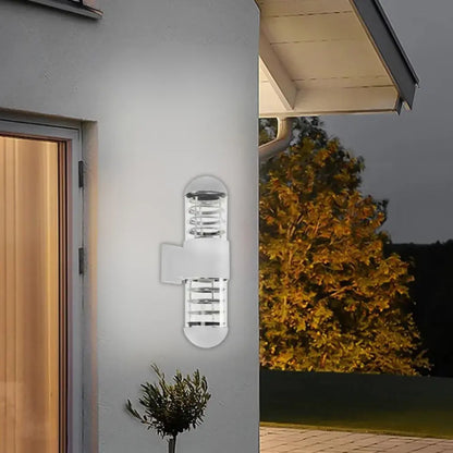 WHL&E 5007 Grey Up/Down Facing Outdoor Wall Lamp - Whitehouse Lighting And Electrical